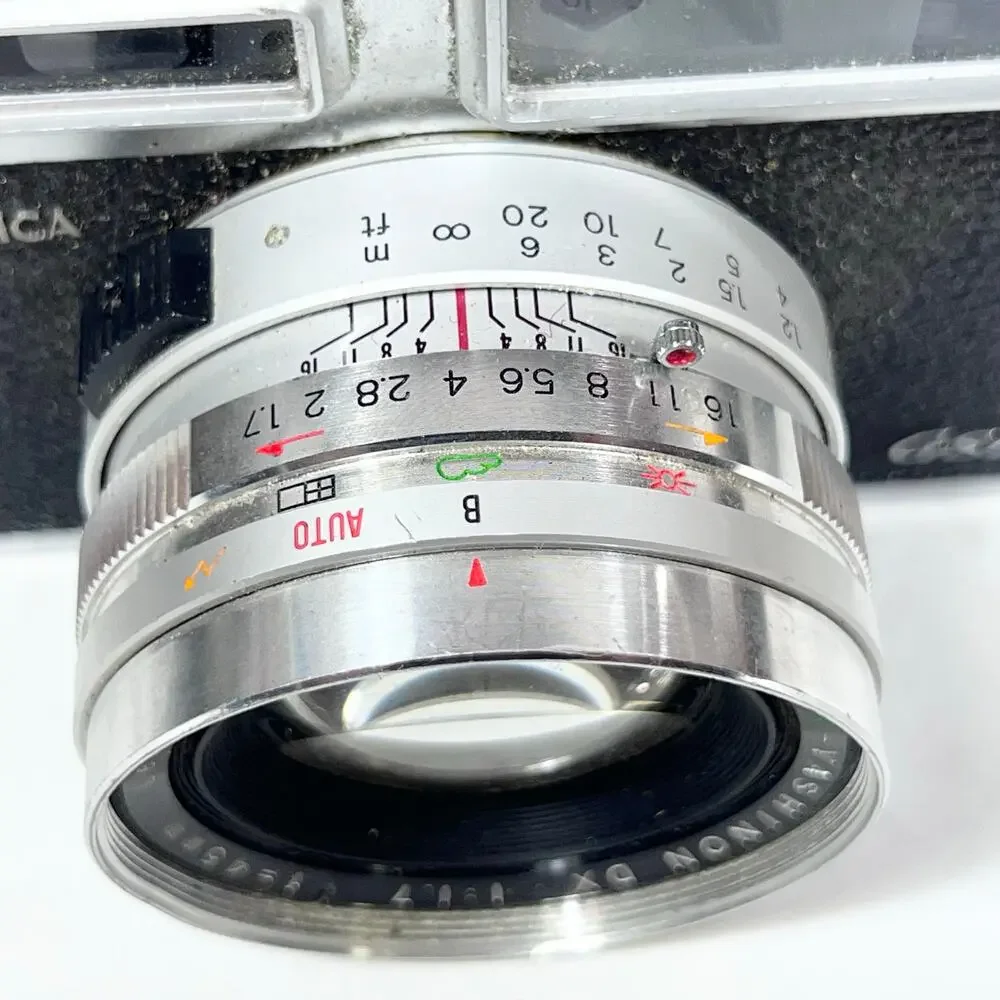 YASHICA Electro 35 GSN Rangefinder 35mm Film Camera w/45mm f/1.7 Lens Cases